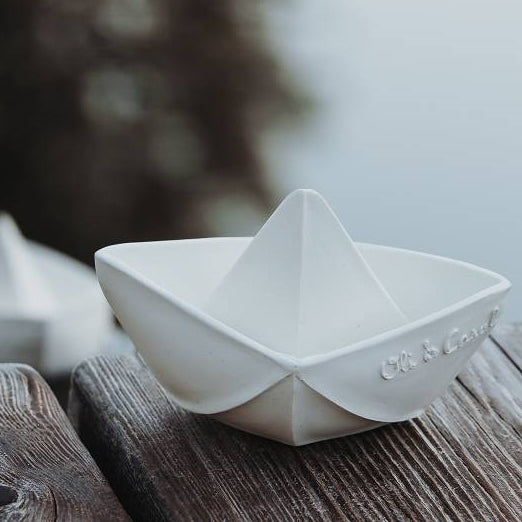 Oli&Carol * Origami Boat white *
